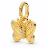 Arany pillangós Pandora stílusú medál
