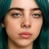 Strasszos orrkarika Billie Eilish orrában