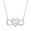Végtelen jeles szíves nyaklánc