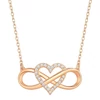 Végtelen jeles szíves nyaklánc