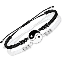 Jin-jang páros karkötő