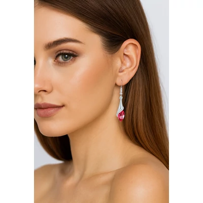 Delysia csepp alakú kristályos fülbevaló