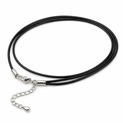 2 mm vastag bőrszál nyaklánc medálokhoz