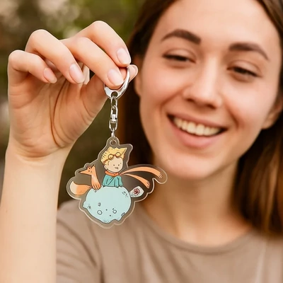 A kis herceg és a róka kulcstartó