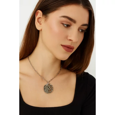 Trónok harca stílusú sárkány nyaklánc