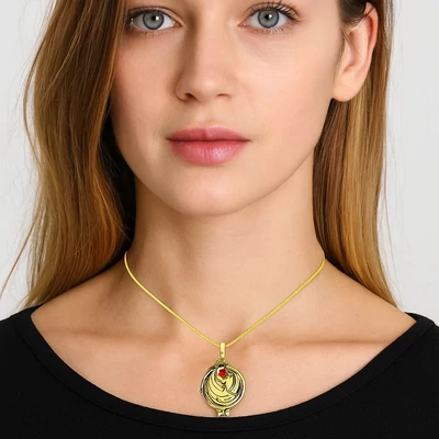 Vámpírnaplók stílusú Elena Gilbert nyaklánc (arany)