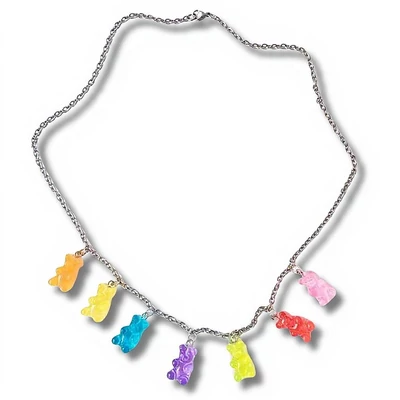 7 medálos gumimacis nyaklánc