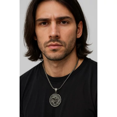 3 dimenziós sárkány nyaklánc