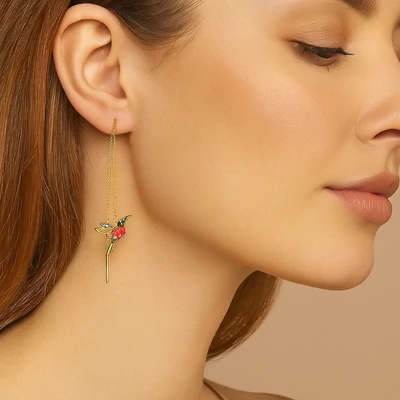 Kolibris fülbevaló