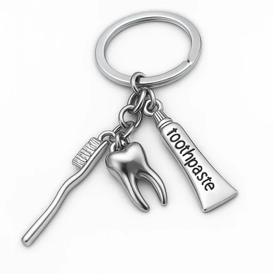 Fogorvos kulcstartó