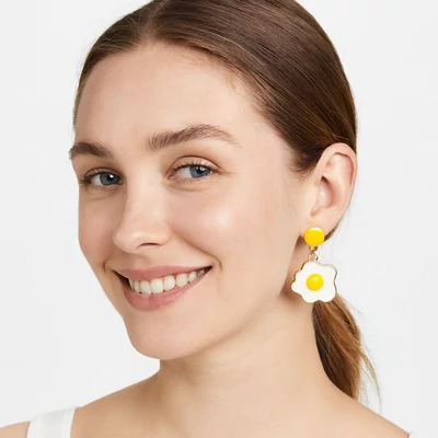 Tükörtojás fülbevaló