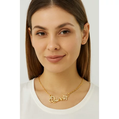 Strasszköves Queen nyaklánc