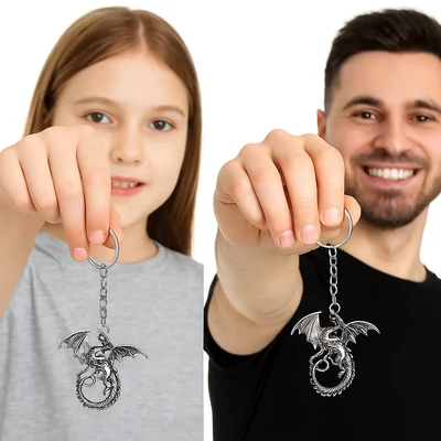 Sárkány kulcstartó