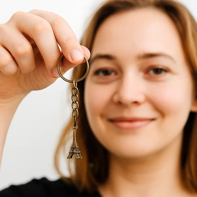 Eiffel-torony kulcstartó