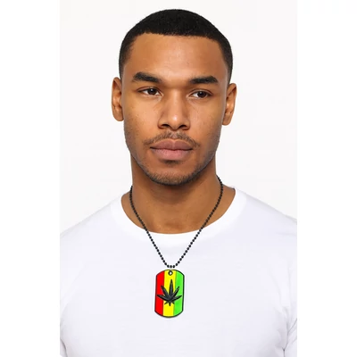 Marihuánás reggae nyaklánc
