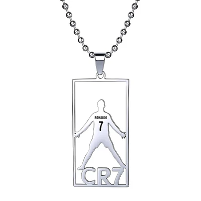 Acél Cristiano Ronaldo CR7 nyaklánc