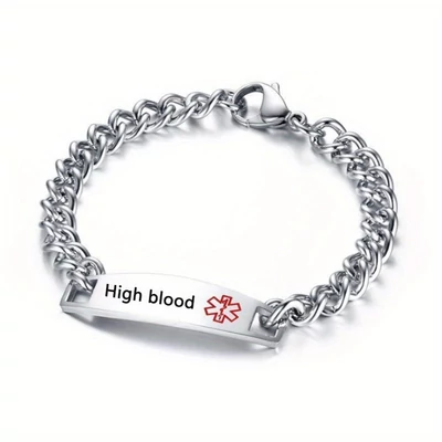 Acél magasvérnyomás karkötő