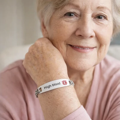 Acél magasvérnyomás karkötő