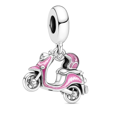 Robogós Pandora stílusú medál