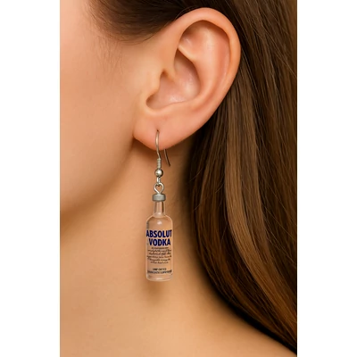 Absolut vodka fülbevaló