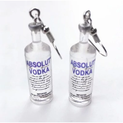 Absolut vodka fülbevaló