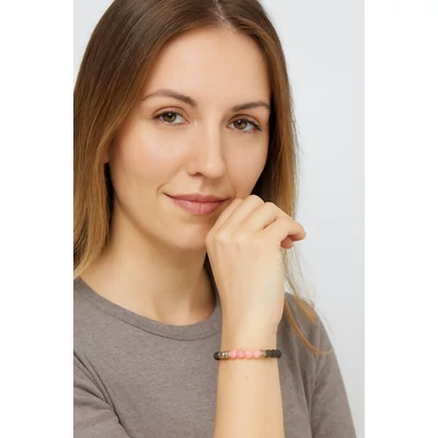 Rózsakvarc karkötő