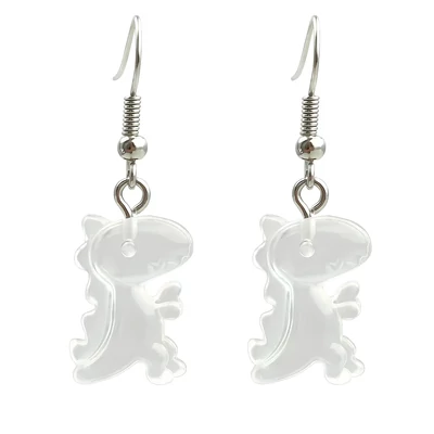 Színes dinós fülbevaló