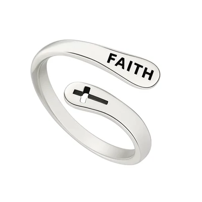 Keresztes hit gyűrű