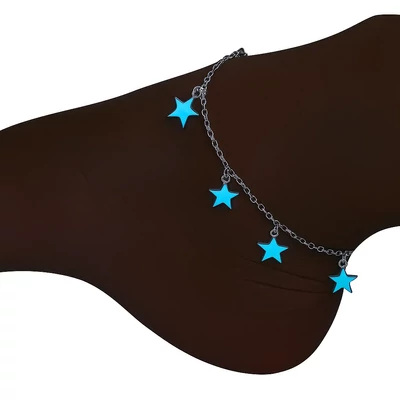 Világító csillagos bokalánc