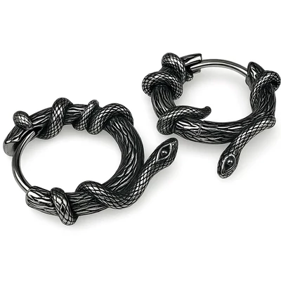 Kígyós karika fülbevaló