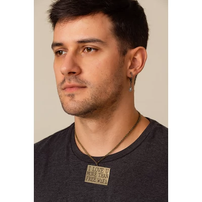 Jobban szeretlek mint az ingyen WIFI-t nyaklánc