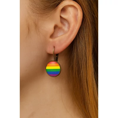 Szivárványos fülbevaló