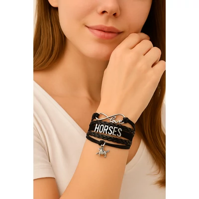 Szeretem a lovakat karkötő