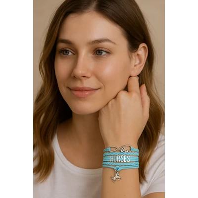 Szeretem a lovakat karkötő