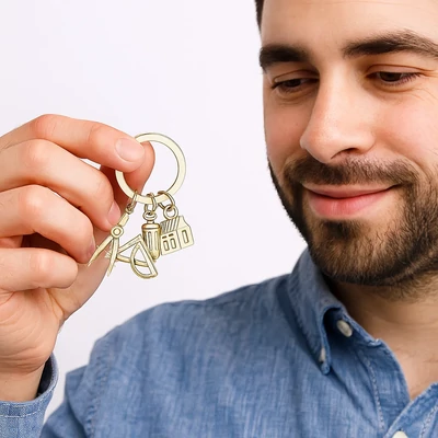 Mérnök kulcstartó