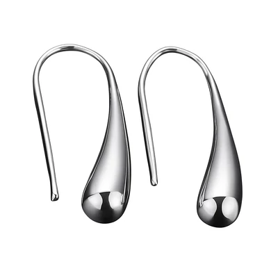 Ezüst csepp fülbevaló