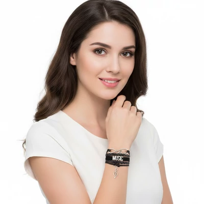 Végtelen jeles MUSIC karkötő