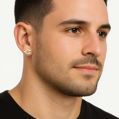 Acél Naruto fülbevaló