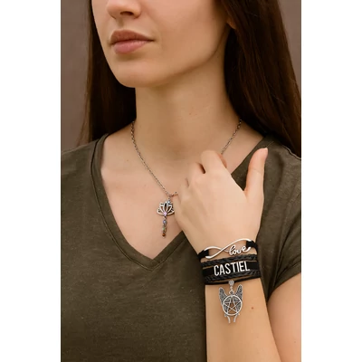 CASTIEL feliratú Odaát karkötő
