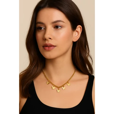 Öt pillangós nyaklánc