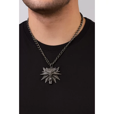 The Witcher nyaklánc farkas medállal