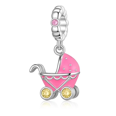 Babakocsi Pandora stílusú medál