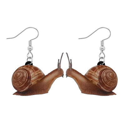 Akril csiga fülbevaló