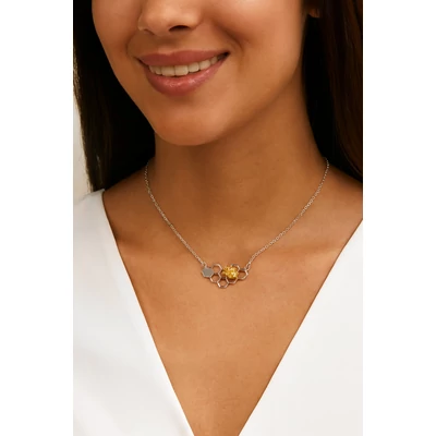 Kaptár alakú méhecskés nyaklánc