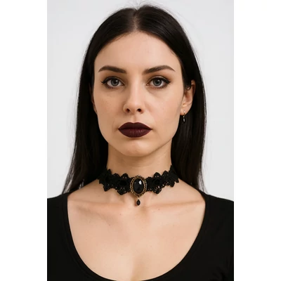 Gótikus vámpír choker nyaklánc