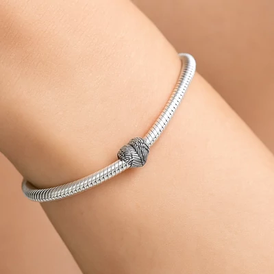 Angyalszárnyas Pandora stílusú medál