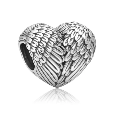 Angyalszárnyas Pandora stílusú medál