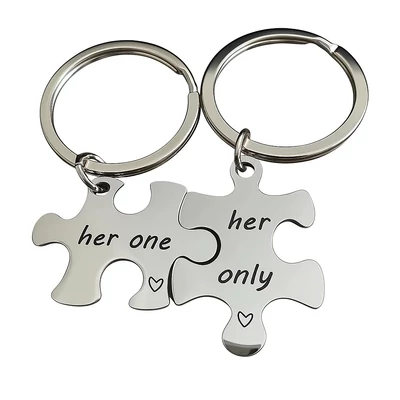 Páros Her One - Her Only kulcstartó