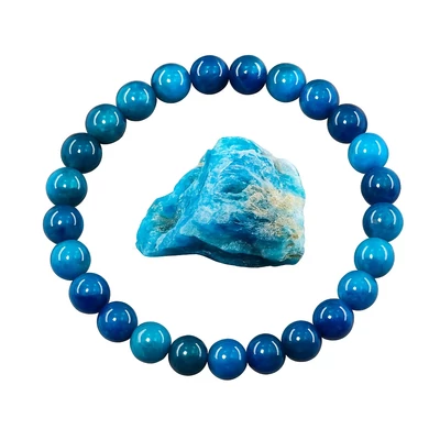Kék apatit karkötő
