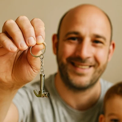 Kalapács kulcstartó